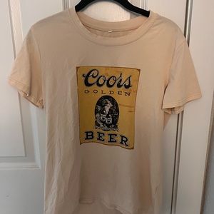 Coors Golden Beer Vintage Tee Size S